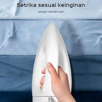 Gambar [COD]HAN RIVER Setrika setrika mini 300W Setrika Portabel menghilangkan kerut dengan setrika kering - Putih dari HANRIVER undefined 4 Tokopedia