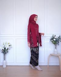 Gambar KEBAYA DIANA 1 SET KEBAYA COUPLE YASMIN SERIES TUNIK KEBAYA LAMARAN TUNANGAN WISUDA BAJU COUPLE KEBAYA  MODERN TUNANGAN LAMARAN KEKINIAN Setelan Wanita Sarimbit Pasangan Keluarga Setelan Kondangan Batik Pasangan Remaja Dewasa Atasan Katun Panjang - Kebaya + Rok Grey , M dari Aruna Busana undefined 2 Tokopedia