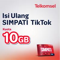 Gambar Paket Internet SIMPATI TikTok Viewer - 10GB - 7 Hari dari Telkomsel Official Store undefined 1 Tokopedia
