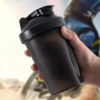 Gambar 400Ml Blender Shaker Bottle With Scale Protein Shakes Sport Cups Leakproof For Powder Workout Gym Sport Mixing Cup Water Bottles - purple dari wovuge245 undefined 4 Tokopedia