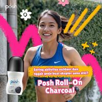 Gambar Posh Deodorant Roll On Wanita Antiperspirant Melembutakan Dan Menghilangkan Bau Ketiak Aroma Segar Sepanjang Hari - 50ml - Anti Stain dari Barara Olshop undefined 4 Tokopedia