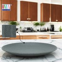 Gambar Onyx, Piring Makan Ceper 9 inch : Melamin, Aman untuk Makanan, Halal, 12099 Cosmic Granite - Ivory ( IGS ) dari Onyx Melamin undefined 3 Tokopedia