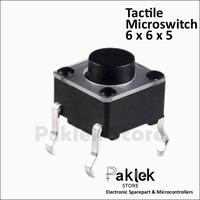 Gambar Tact Switch / Micro Switch 6x6x5mm 4 Kaki DIP – Paket 10 pcs Tombol Tekan PCB | Paklek Store dari paklek-store undefined 1 Tokopedia