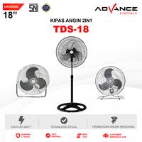 Gambar 【Ekslusif Steven Stenly X Advance Digitals】 Advance TDS-18 Kipas Angin 18" Multifungsi bisa Stand/Desk/Wall Fan Kipas Besi Garansi Resmi 1 Tahun - TDS-18 dari ADVANCE.DIGITALS undefined 3 Tokopedia