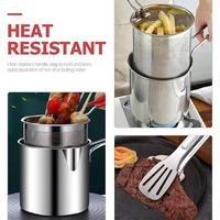 Gambar 5 in 1 Multi Deep Fryer Panci Penggorengan Rebus Stainless Steel Saringan Capitan Tutup Klip Makanan Panci Rebus Multifungsi - 5 in 1 dari Motido undefined 5 Tokopedia