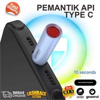 Gambar Adaptor Pemantik Api Portable Unik Korek Elektrik Type C Lighter Mini 5V Tanpa Gas dan Tanpa Asap - Rechareable Micro USB dari Lucky Luke Merchant undefined 1 Tokopedia
