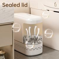 Gambar Vusign Pressing Type Trash Can/ Tempat Sampah Dapur Toilet Ramping Anti Bau VS112X - VS1125-WH dari vusignhome undefined 3 Tokopedia