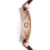 Gambar Jam Tangan Wanita Emporio Armani Automatic AR60044 Ladies Open Heart Silver Dial Burgundy Leather Strap dari Machtwatch Indonesia undefined 2 Tokopedia