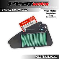 Gambar Filter Udara Beat Deluxe Genio Scoopy 2021 ORIGINAL Resmi HGP - K0J-N00 dari Peby Motor Central undefined 1 Tokopedia