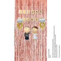 Gambar (PAKET) SET DEKORASI BRIDAL SHOWER/ BRIDE TO BE/ DEKORASI PAKET HEMAT - Tipe1 Silver dari Balon Party More undefined 5 Tokopedia