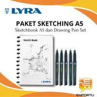 Gambar Paket Sketching LYRA Sketchbook A5 & SIMBALION Drawing Pen Set 5 Pcs Tinta HITAM dari Enportu ATK undefined 1 Tokopedia