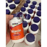 Gambar Ready Siap Kirim!! NOW Foods Niacin 500mg (100 caps) NOW Niacin 500 mg Vitamin B-3 Vit B3 dari FeliPedia undefined 2 Tokopedia