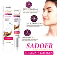 Gambar SADOER SNAILL COLLAGEN EYE CREAM ANTI AGING & NOURISH CREAM MATA AMPUH MENGHILANGKAN KANTUNG MATA HITAM dari khodirr store undefined 3 Tokopedia