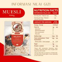 Gambar Muesli Granolab Fruit and Seed 1Kg with Almond Premium - Sereal Oatmeal Fruty Taste Sarapan dari Healthy Bites Diet Store undefined 4 Tokopedia