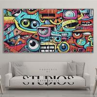 Gambar #BIGART19 WALL DECOR BESAR GRAFFITI ABSTRACT STREET JALAN LANDSCAPE LANSKAP GRAFITI GRAFITY CUBISM RAINBOW WATER COLOR ART WORK SENI COLOUR CAT AIR DEKOR DEKORASI PAJANGAN HIASAN LUKISAN KANVAS CANVAS RUANG KELUARGA RUMAH DINDING PANJANG GAMING SETUP - 80 cm x 40 cm dari marsadi undefined 1 Tokopedia