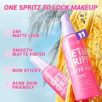 Gambar Dazzle Me Get a Grip! Makeup Setting Spray Matte Fix Netto 60 ml - Dazzle Me Setting Spray Matte Fix 60 ml (Pink) dari Pusat Skincare Kosmetik undefined 4 Tokopedia
