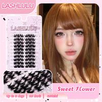 Gambar LASHLULU B05 Sweet Flower Bulu Mata Palsu D Curl 6-13mm Tebal Lentik Manga Eyelash Extension Super Halus 10 Baris 60 Helai Glam Dramatic Look Tahan Lama Lem Maskara Bulumata Hitam - HANYA B05 dari LASHLULU undefined 1 Tokopedia