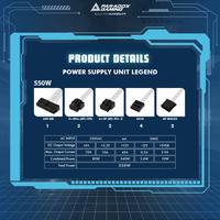 Gambar Internal Power Supply PC Komputer PSU Paradox Gaming LEGEND 550 Watt 550W | Non Modular 80+ Plus Bronze | bukan 500W 600W Garansi 3 Tahun dari misalbenteng undefined 5 Tokopedia