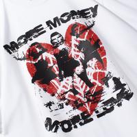 Gambar Based On Money - Baju Kaos Boxy Fit Oversize Distro Pria Wanita White More Love Tee Cotton Combed Print - 3680M, S dari sibunsu_NEW undefined 3 Tokopedia