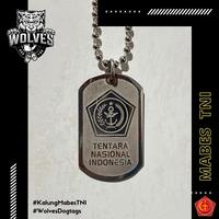 Gambar Kalung TNI / Kalung mabes TNI / Dog tag tni / Kalung militer / aksesoris tni / TNI AD / TNI AL / TNI AU Bandul Rantai - Kalung & Liontin dari Wolves dogtag undefined 3 Tokopedia