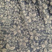 Gambar Kain Fukuro Jacquard Emboss Motif Bunga (per 0,5m) - Hitam Bunga dari XIEYAS undefined 1 Tokopedia