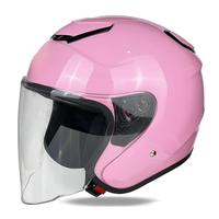 Gambar Helm Half Face MLA KYOTO PINK FASTEL dengan Kaca dan Visor Bening untuk Pria dan Wanita Dewasa [SNI] - Motorcycle, Motor helm aerox - WHAITE, M dari SKJ-HELMET undefined 1 Tokopedia