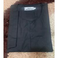 Gambar BAJU KOKO KERAH OBLONG TANGAN PENDEK MUZDALIFAH Dewasa Muslim Katun - Abu basah, M dari Mairo moslem wear undefined 5 Tokopedia