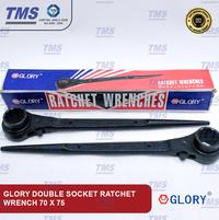 Gambar Kunci Ratchet Glory Double Socket Wrench 70 X 75 - Original dari Trimanunggal Sejahtera undefined 1 Tokopedia