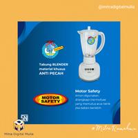 Gambar Miyako BL-151 PF/AP W Blender Plastik 2 in 1 1.5 Liter Putih Pisau stainless dari Mitra Digital Mulia undefined 2 Tokopedia