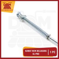 Gambar Kawat Rem Belakang GL Pro (PSP) Tiang Lidi Kampas Pedal Stik Rem Rim Brake Mur Per Motorcycle Motor Honda GL Max Megapro RX King Foto Asli - Chrome dari DEPO ONDERDIL MOTOR undefined 5 Tokopedia