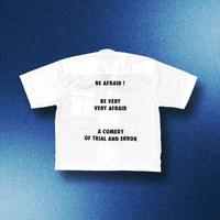 Gambar Kemeja Workshirt boxy fit crop putih "be afraid" - Putih, M dari Dacehouse_NEW undefined 3 Tokopedia