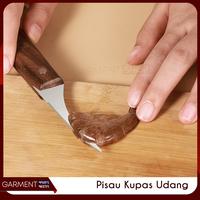 Gambar Alat Pisau Dapur Pembersih Kotoran Udang Stainless Steel Kupas Kulit Serbaguna - Packing Bubble dari GarmentMarts undefined 4 Tokopedia