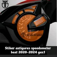 Gambar Stiker Anti gores speedometer Beat new 2020 2021 2022 stiker pelindung speedometer motor beat terbaru 2020 2024 gen 1 cbs iss dan deluxe Motorcycle - hitam smoke dari Etos Stiker undefined 3 Tokopedia