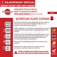 Gambar ( WET FOOD ) PEDIGREE WET DOG POUCH ADULT BEEF FLAVOUR IN GRAVY 130 GR – MAKANAN BASAH UNTUK ANJINGPEDIGREE WET DOG POUCH ADULT BEEF FLAVOUR IN GRAVY 130 GR – MAKANAN BASAH UNTUK ANJING dari Rajapetshop Official undefined 5 Tokopedia