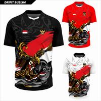 Gambar Jersey Olahraga Garuda Merah Putih Baju Futsal Kaos Voli Atasan Badminton Running - HITAM, M dari TOKO SURYA_NEW undefined 1 Tokopedia