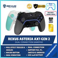 Gambar Rexus Asteria AX1 V2 Gen 2 Gamepad Daxa Controller Wireless Gaming - White Mint dari VieralGT undefined 1 Tokopedia