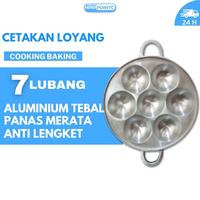 Gambar Cetakan kue bikang mawar tradisional Aluminium anti tumpah | Loyang kue serbaguna | Cetakan apem jadul 7 lubang cekung | Cetakan bikang mawar ekonomis anti lengket | Cetakan serbaguna kue pukis bulat Kitchenware - 7 Lubang dari Mini Pointc undefined 1 Tokopedia
