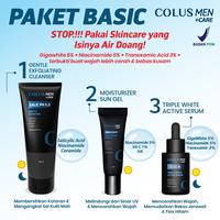 Gambar Paket Skincare Pria【Paket Basic Skincare】Colus Men | Sabun Muka Pria | Skincare Cowok | Pemutih Wajah Pria | Sunscreen Cowok | Serum Wajah Pria | Mencerahkan Wajah dari Colus Men Official undefined 1 Tokopedia