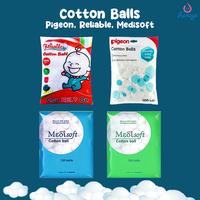 Gambar Pigeon Cotton Ball Kapas Bayi Higienis Original / Kapas Bayi Lembut Pigeon / Perlengkapan Kesehatan Bayi / Kapas Pusar Bayi - Pigeon Cot Balls 100 dari Lanugo.Baby undefined 1 Tokopedia