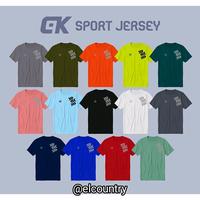 Gambar Baju Kaos Sport Training Running Joging Badminton Bulutangkis Voli Futsal Sepakbola Tenis Lari Jersey Olahraga Dewasa Pria Wanita Dryfit Premium CK Sport Cepat Kering Berpori Nyaman Uniseks - Pink, M dari CK COLLECTION SPORT undefined 4 Tokopedia