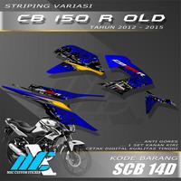 Gambar STRIPING VARIASI CB 150R PERTAMA / STIKER LIS MOTOR HONDA CB 150R OLD 2012 - 2015 / SCB 14 dari harisahop546 undefined 4 Tokopedia