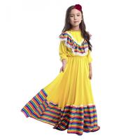 Gambar Kostum Mexico Yellow Girl Baju Negara Mexican Dancer UN Day America Amerika - XS dari Babymaniashop undefined 5 Tokopedia