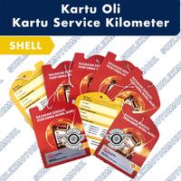 Gambar Kartu Oli Kartu Service Catatan Kilometer Shell Helix Tag Label Servis Indikator Pengingat Ganti Oli dari Sunlex Motor Mobil undefined 1 Tokopedia