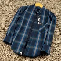 Gambar Remoraga store kemeja flanel keren casual distro  Formal Motif Kotak - 124 menyala, M dari Remoraga store undefined 3 Tokopedia
