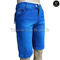 Gambar Celana Jeans Pendek Pria Celana Pendek Cowok Laki Laki Remaja Dewasa Kekinian Celana Jeans Cowok Melar - Biru Tua, Jeans Pendek 27 dari VANESSA STORE MOJOKERTO undefined 3 Tokopedia
