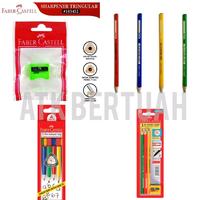 Gambar FABER CASTELL PRE SCHOOL GRIP JUNIOR TRIANGULAR TRIGONAL PENCIL PENSIL SEGITIGA BESAR UNTUK PRESCHOOL BELAJAR MENULIS - Serutan dari ATK BERTUAH STATIONERY undefined 1 Tokopedia