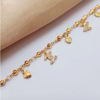 Gambar ScF Collection Gelang Tangan Rantai Titanium Wanita Dewasa Lapis Emas 24karat Gantung Love dari ScF Collection_NEW undefined 2 Tokopedia