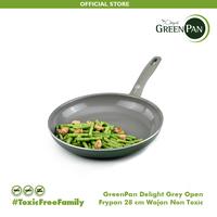 Gambar GreenPan Delight Grey Open Frypan 24 cm Wajan Non Toxic dari GreenPan Indonesia undefined 2 Tokopedia