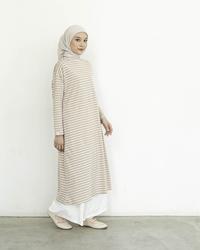 Gambar MISTYVORI I Lumi Tunik Stripe Series Tunik Salur - Matcha , LXL  dari mistyvori undefined 1 Tokopedia