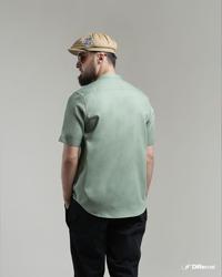 Gambar SAMASE Kemko Casual R098P Kemeja Koko Baju Koko Muslim Pria Dewasa Lengan Pendek - BLACK, 2XL dari samaseofficialkarawang undefined 5 Tokopedia